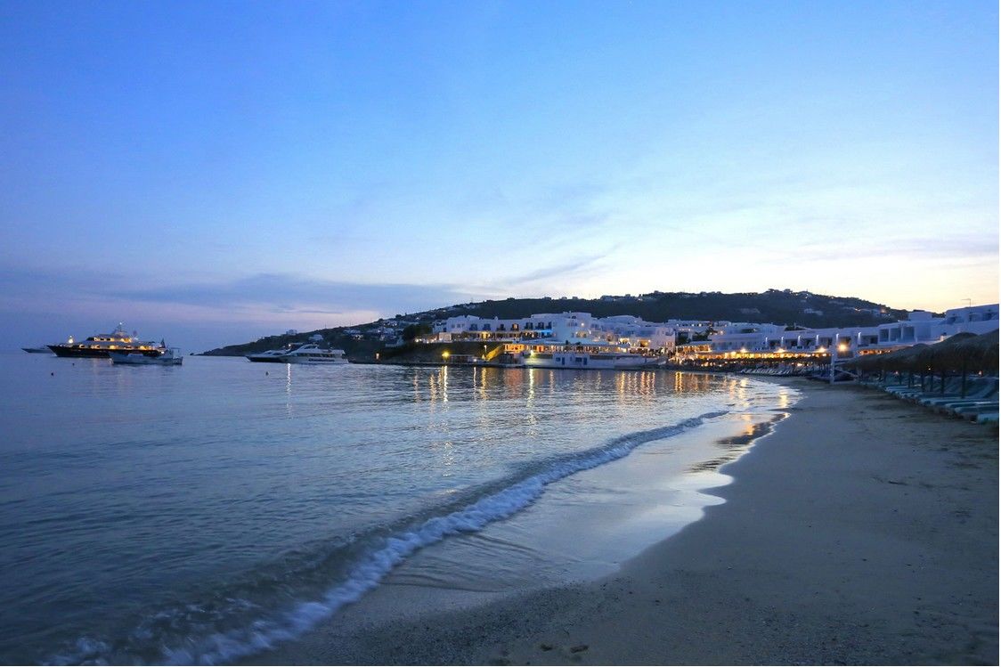 Mykonos Palace Beach Hotel Mykonos Town Eksteriør billede